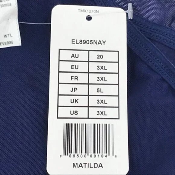 Elomi Matilda Navy Brief Panty 3X EL8905 - Picture 4 of 10